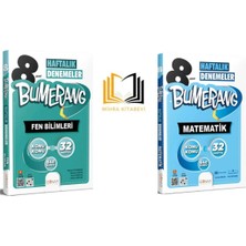 Paraf Yayınları 8. Sınıf  Günay Bumerang Haftalık Denemeler Fen Bilimleri +Matematik