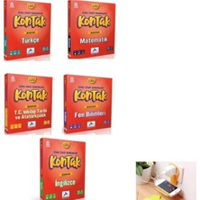 Paraf Yayınları  8.sınıf Kontak Denemeleri Türkçe,mat,fen,inkilap,ingilizce(Priz Tutuculu Hediye)