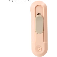 Nusign Nusıgn Mini Kesici Bıçak Otomatik Geri Çekmeli Güvenli Maket Bıçağı Pembe