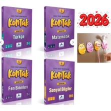 Paraf Yayınları Kontak 6.sınıf 4 Branş Ders Konu Takip Deneme Set Fiş Tutucu Hediye