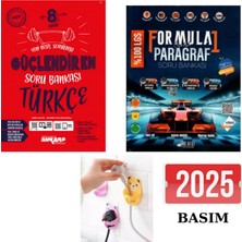 Paraf Yayınları Ankara Güçlendiren 8.sınıf Türkçe +Son Viraj Formula 1 Paragraf Soru Bankası Set Ayıcık Fiş Tutucu