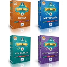 Paraf Yayınları Paraf 7. Sınıf Interaktif Türkçe -Matematik-Fen-Sosyal Etkinlikli Soru Bankası Seti 4 Kitap 2025
