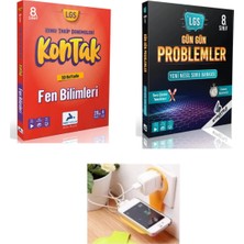 Paraf Yayınları 8. Sınıf Fen 36 Lı Kontak Deneme + Strateji 8.sınıf Gün Gün Problemler Set (Priz TUTUCULU)2025