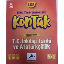 Paraf Yayınları Paraf  Lgs Kontak Inkilap Takip Denemeleri 2024