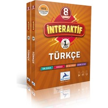 Paraf Yayınları 2025-2026 8. Sınıf Türkçe Interaktif Konu Anlatımlı Açık Uçlu Sorularla Kavrama Testi