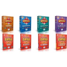 Paraf Yayınları Lgs Interaktik  ve Kontak Türkçe-Matematik-Fen-Inkilap 8 Kitap Soru ve Deneme Seti