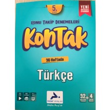 Paraf Yayınları 5.sınıf Kontak Türkçe  Konu Takip Denemeleri Yeni Müfredat 2025