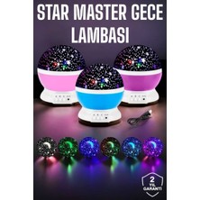 Ucuz Tekno Mavi ve Mor Işıklı Projeksiyon Lambası