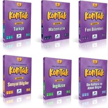 Paraf Yayınları Paraf 6. Sınıf Kontak Konu Takip Deneme Seti Türkçe- Matematik-Fen-Sosyal-Ingilizce-Din 6 Kitap