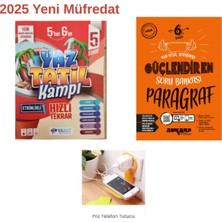 Paraf Yayınları Yanıt 5.sınıf Yaz Tatil Kamp Kitabı + Ankara 6.sınıf Paragraf Set 2025 Priz Tutuculu