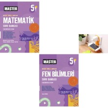 Paraf Yayınları 5.sınıf Master Matematik ve Fen Bilimleri Soru BANKASI(2024-2025 Yeni Baskı)Priz Tutucu Hediye
