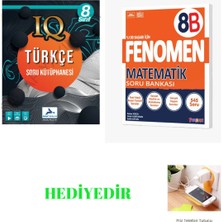 Paraf Yayınları 8.sınıf Iq Türkçe Soru Kütüphanesi ve Fenomen 8b Matematik Soru Bankası Seti 2025-2026