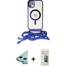 Pileli Store Pilelistore™ iPhone 11 Kılıf Eksen Özel Seri - Siyah 6d Mat Seramik Hayalet Nano Ekran Koruyucu + Raze Metal Kamera Lens - Mı