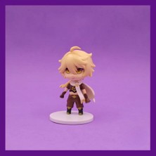 Hediye Vakti Genshin Impact Aether (Traveler) Mini Figür - 10 cm Koleksiyonluk Anime Figürü