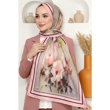 Hadiora Kadın Açık Pembe Çiçek Desenli Soft Şal