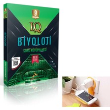 Paraf Yayınları 9. Sınıf Iq Biyoloji Soru Kütüphanesi 2025 (Priz Tutucu HEDİYE)192 Syf.