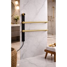 Elektrikli Havlupan 50X90XH100 cm 60 Watt 65 °c ( Gold )
