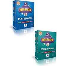 Paraf Yayınları Paraf 5. Sınıf Interaktif Matematik - Fen Bilgisi Etkinlikli Soru Bankası Seti 2 Kitap