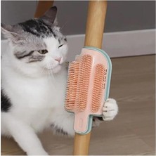Duffa Sabitlenir Kedi Kaşıma Fırçası Kedi Nane Otu Hazneli Kaşınma Fırça Kedi Sürtünme Aparatı Tüy Toplama