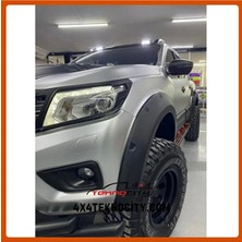 Teknocity Nissan Navara 2014+ Çamurluk Kaplama Dodik Takımı Krom Civatalı Çift Depo