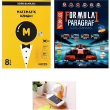 Paraf Yayınları 8.sınıf Matematik Uzmanı Soru Bankası + Paragraf Formula 1 Serisi Set 2025(PRİZ Tutuculu)