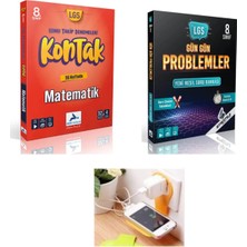 Paraf Yayınları 8. Sınıf Matematik 36 Lı Kontak Deneme + Strateji 8.sınıf Gün Gün Problemler Set (Priz TUTUCULU)2025