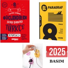Paraf Yayınları Ankara Güçlendiren 8.sınıf Türkçe +Hız 8.sınıf Paragraf Soru Bankası Set Ayıcık Fiş Tutucu
