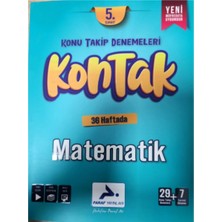 Paraf Yayınları 5.sınıf Kontak Matematik Konu Takip Denemeleri Yeni Müfredat 2025