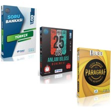 Paraf Yayınları  8.sınıf Sözel Mantık ve Paragraf +Yanıt 8 Türkçe+Anlam Bilgisi Set 2024 Basım