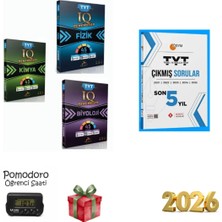 Paraf Yayınları Fizik Kimya Biyoloji Deneme Seti Tyt Çıkmış Sorular ve Kronometre Hediye