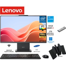 Lenovo ıdeacentre Aıo 27IRH9 Intel Core I5 13420H 40GB 2tb SSD Sıyah W11PRO 27" Fhd All In One Bilgisayar Duddı Mousepad+Usbbellek