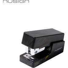 Nusign Nusıgn  Mini Zımba Makinesi 12 Yaprak Kapasiteli  Siyah