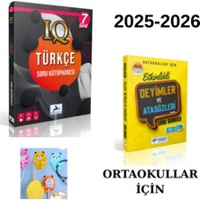 Paraf Yayınları 7.sınıf Iq Türkçe Soru Bankası + Yanıt Lgs Atasözleri ve Deyimler Soru Bankası Set