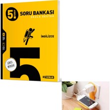 Paraf Yayınları 5. Sınıf Hız Ingilizce Soru Bankası 2025(PRIZ Telefon Tutucu Hediye)