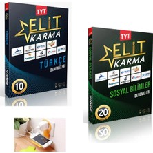 Paraf Yayınları Elit Karma Tyt Türkçe 10 Branş Deneme+  Elit Karma Tyt Sosyal Bilgiler 20 Deneme (Priz TUTUCULU)2025