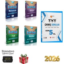 Paraf Yayınları Paraf Ayt Fizik-Kimya-Biyoloji-Matematik Deneme Kronometre ve Tyt Çıkmış Sorular Hediye