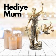 Nesever Store Adalet Heykeli Themis Büyük Boy Adalet Biblosu