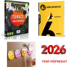 Paraf Yayınları 6.sınıf Iq Türkçe Soru Kütüphanesi ve Hız 6.sınıf Matematik Soru Bankası Seti