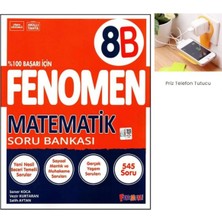 Paraf Yayınları Fenomen 8. Sınıf Matematik Soru Bankası (B) 2025 Basım (Priz Tutucu Hediye)