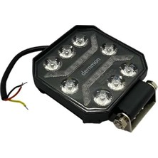 Teknocity 9V-32V Off-Road LED Çalışma Lambası Kare (Beyaz) (110*110*37 Mm)