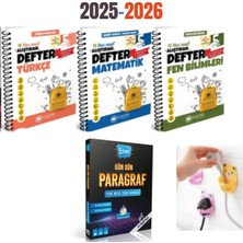 Paraf Yayınları Çanta Yayınları 5. Sınıf Tür-Mat-Fen Alıştıran Defter + Strateji Gün Gün Paragraf Set Fiş Tutuculu