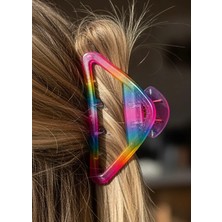 Mimoza Accessories Çok Renkli Büyük Mandal Toka
