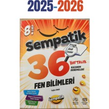 Paraf Yayınları Ünlüler Karması 8.sınıf Sempatik 36 Haftalık Kazanım Fen Bilimleri
