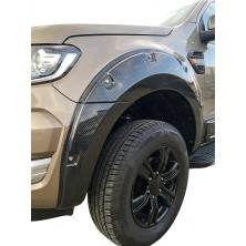 Teknocity Ford Ranger T7 2016-2018 Arası Çamurluk Kaplama Dodik Seti Karbonfiber