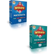 Paraf Yayınları Paraf 8. Sınıf Interaktif Matematik-Fen Bilimleri Etkinlikli Soru Bankası Seti 2 Kitap 2025