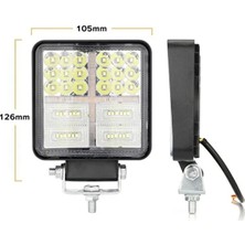 Teknocity Sis Lambası Kare Flaşlı 12-24V/ LASS313