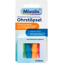 Mivolis Kulak Tıkacı 8 Adet 4 Çift – Dalış Uyku ,ses Gürültü Önleyici Kulak Tıkacı (35 Db)