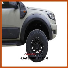 Teknocity Ford Ranger T6 2012-2015 Çamurluk Kaplama -Dodik Takımı Krom Cıvatalı Tip