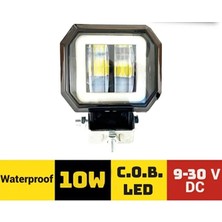 Teknocity Sis Lambası Off-Road PROJEKTÖR10-30V Cob 10W Mercek Beyaz