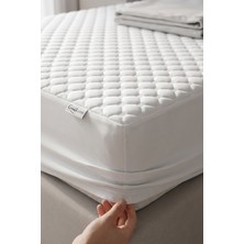 Cennet Yatak Luxeguard Çift Kişilik Sıvı Geçirmez Alez Üst Düzey Koruma Nefes Alan Full Kenar Lastikli